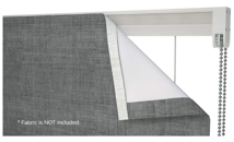60cm Connect Roman Blind Complete Kit (Polybag) WH