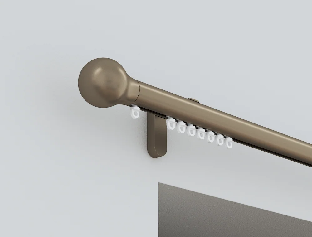 Styleline pole with ball finial