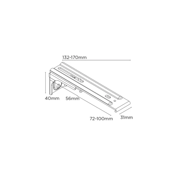 Fineline PRO Support 132-170mm Double(Pk50)WH
