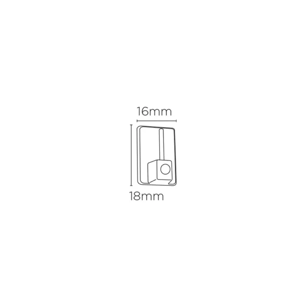 Stick On Hooks (Pk 100) WH
