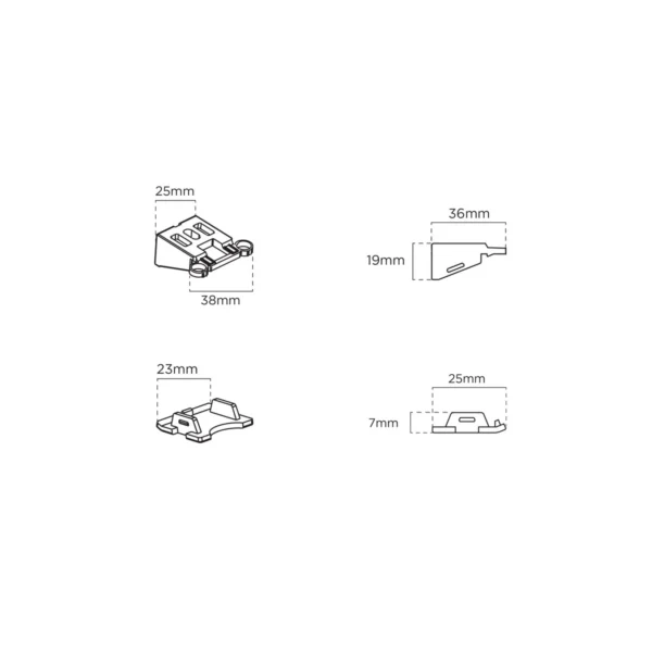 KT 35mm Top & Face Fix Supp Cover Pk 100 BWH
