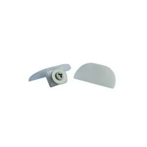 Discrete Face End Cover Stop (PK50) WH