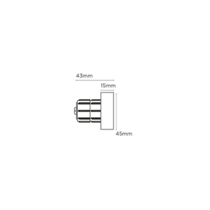 28mm Met Eton Finial (Pk10) AB
