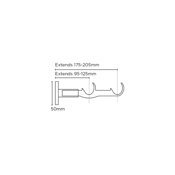 28mm Metal IDC Double Support (Pk 1) CH