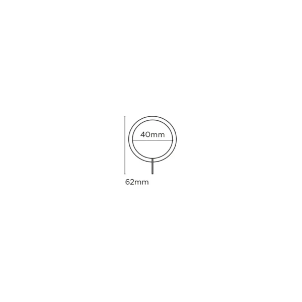 28mm Met Standard Rings (Pk 100) AB