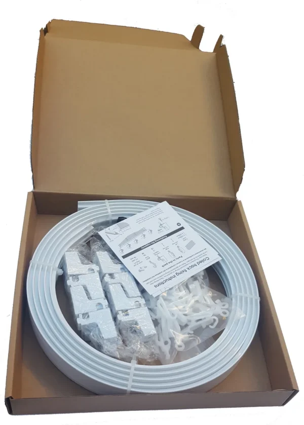 ECO PK 500cm Coiled Streamline PVC Track BL
