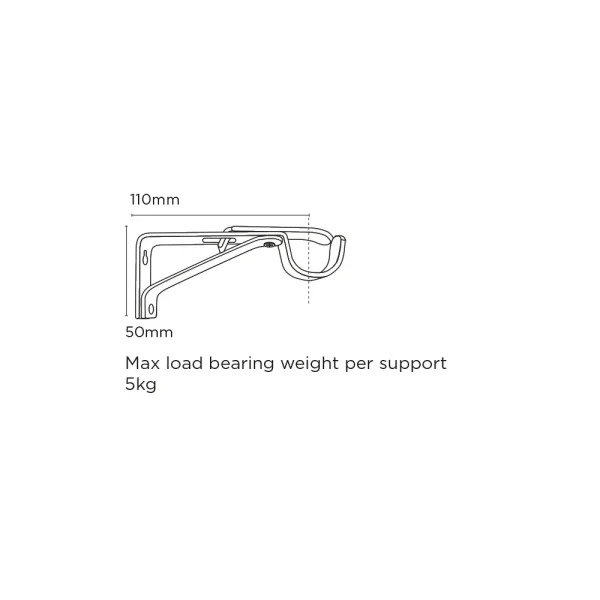 28mm Eyelet Bay Pole Support Kit Pk 5 CH