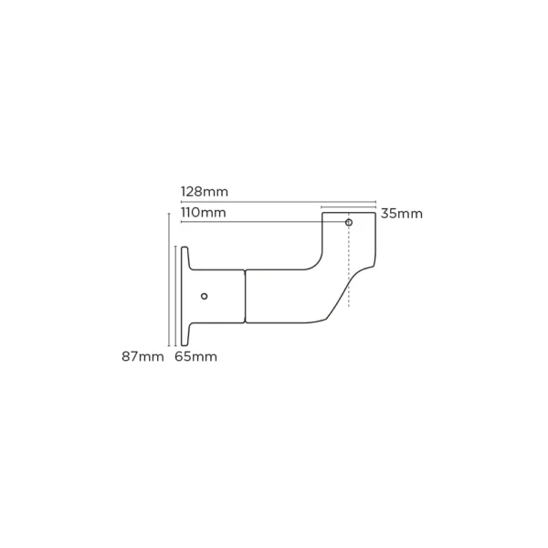 ECO PK 28mm Room Darkening Bracket Pk 2 CH