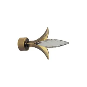 ECO PK 35mm Fleur de Lys Acrylic Finial (PK2) AB