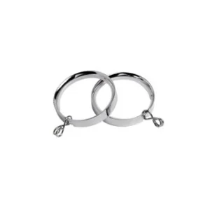 35mm Metal Flat Lined Rings (Pk 10) CH