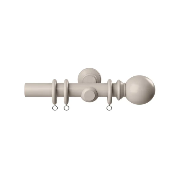 28mm 360cm Woodland Ball Pole Grey