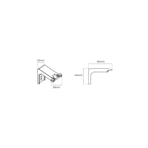 KT 65mm Wall Support Pk 100 BWH