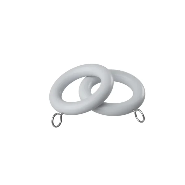 28mm 180cm Woodland Ball Pole White