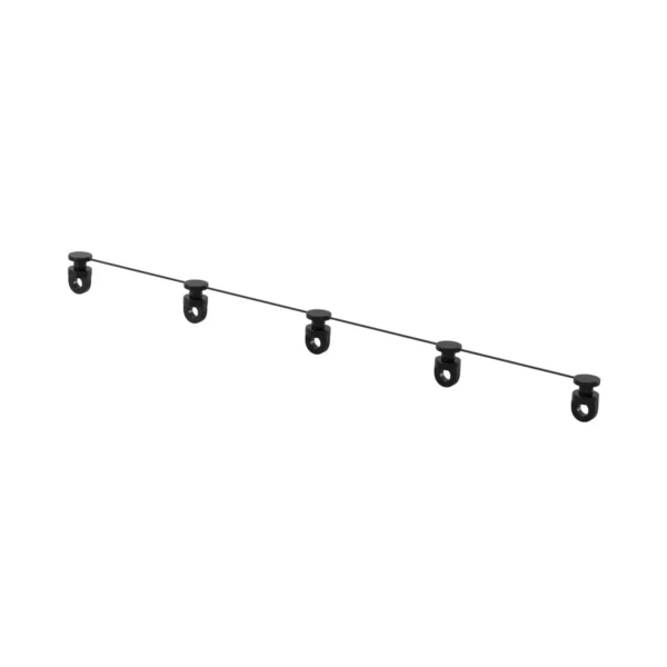 KT2/2C/6/Styleline Discrete Glider 60mm Pk 50M BK