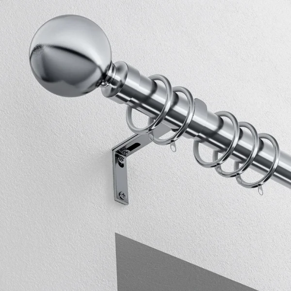 ECO PK 28mm Fixed Ball Pole Set 120cm SS