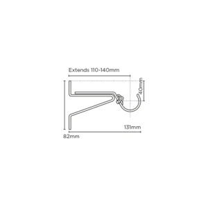 35mm Pro QuickLock AFrame Wall Fix Supp PK 1 CH