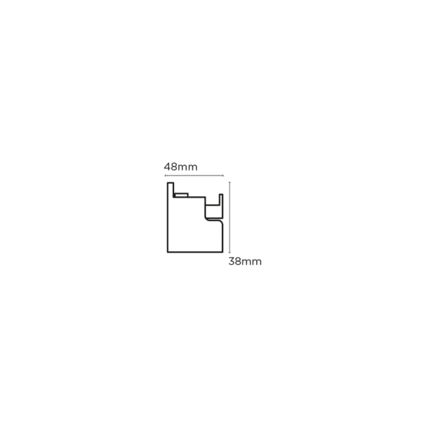 28mm Met Recess Support (Pk 10) CH