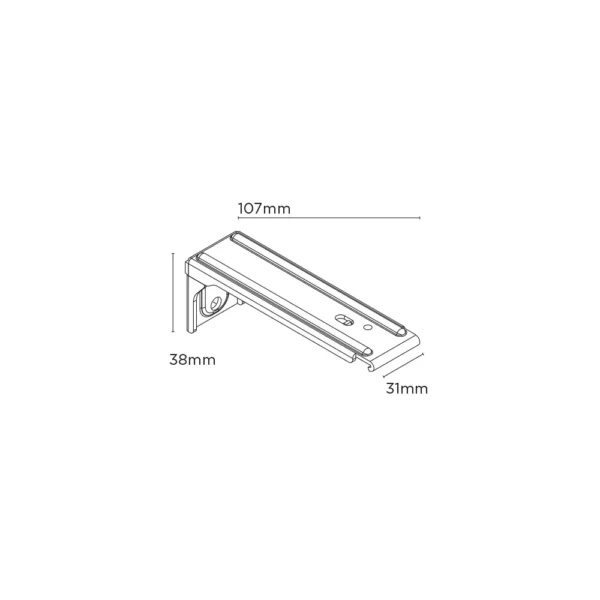 Fineline PRO Support 107mm Face Fix (Pk50)WH