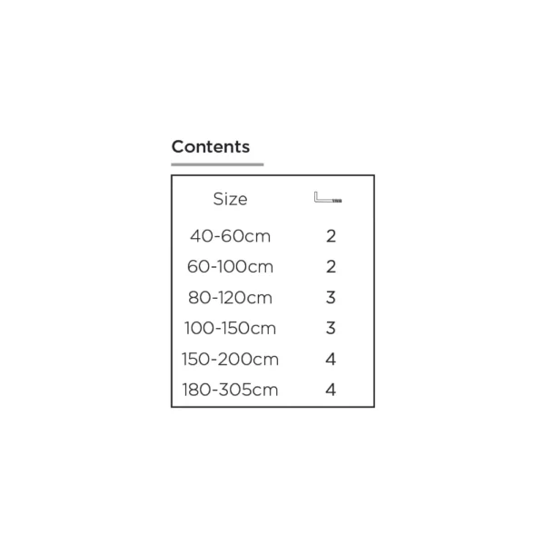 100cm-150cm Standard Net Rod WH