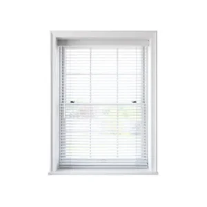 60x120cm 50mm Paloma Faux Wood Blind WH