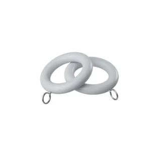 28mm Woodland Rings Pk 100 White