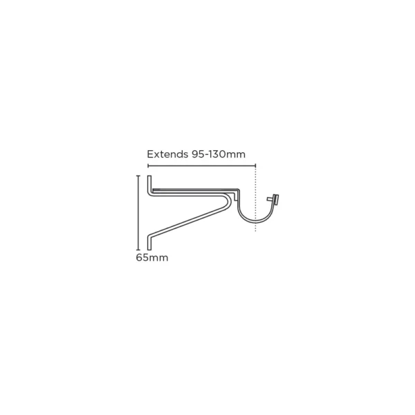 28mm Met Adjustable A Support (Pk 10) PG