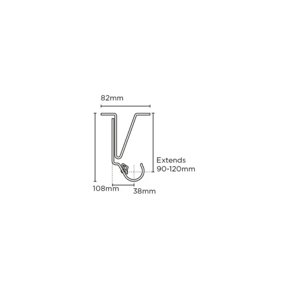 28mm Pro Quick Lock AFrame TopFix Supp PK 1 AB