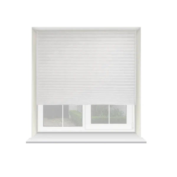 200cm x 200cm Pleated Fabric Blind WH