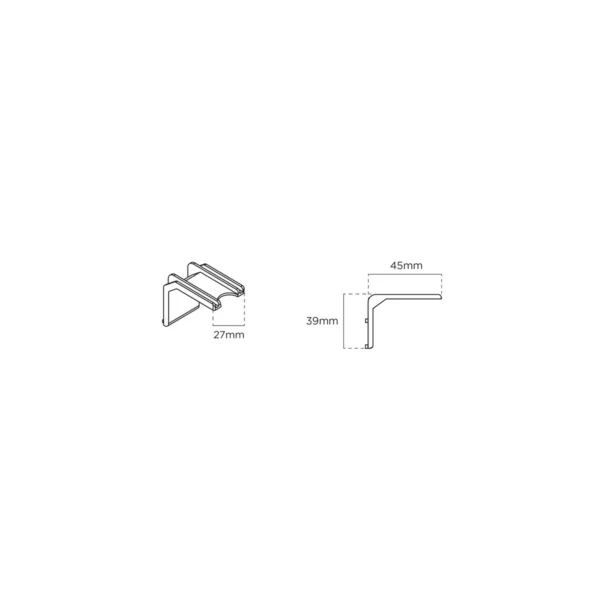 KT 65mm Wall Support Cover Pk 100 BWH