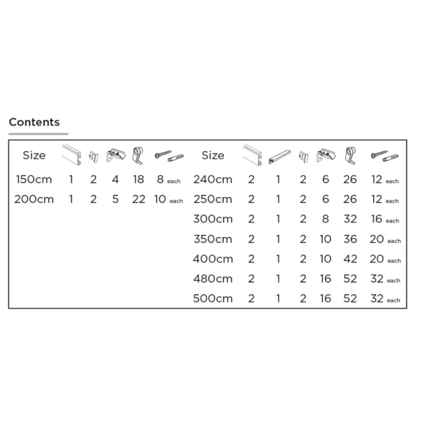 200cm Fineline Track SI