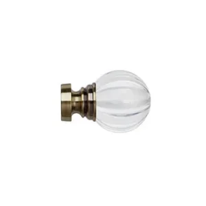 ECO PK 35mm Segmented Ball Acrylic Finial (PK2) AB