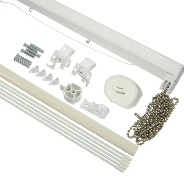 120cm 1:4 Connect Roman Blind Kit WH