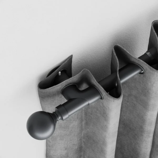 ECO PK 28mm Room Darkening Bracket Pk 2 BK