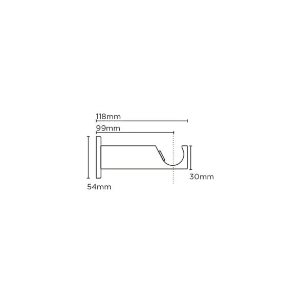 28mm Fixed Cylinder Support Pk 1 Eco Pk MB