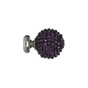 ECO PK 28mm Purple Mia Finial (Pk 2) SS