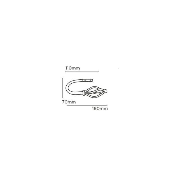 16-19mm County Crown Holdback (Pk 2) BK