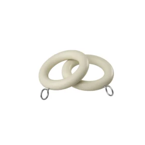 28mm Woodland Rings Pk 100 Cream
